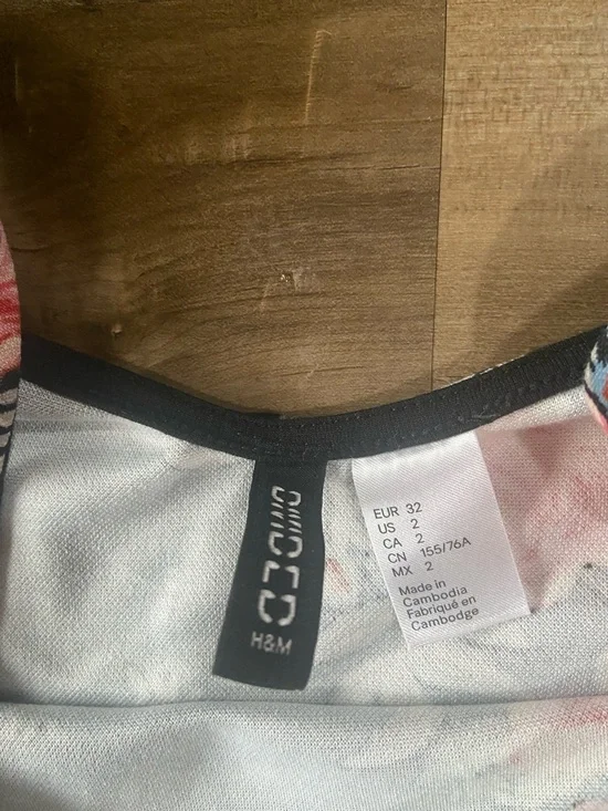 Black Floral A-Line Dress with Pink Rose Print - Picture 3 of 7